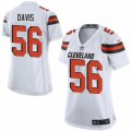 Womens Nike Cleveland Browns #56 DeMario Davis Limited White NFL Jersey