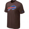 Buffalo Bills Sideline Legend Authentic Logo T-Shirt Brown