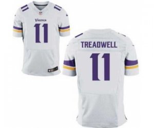 Men\'s Nike Minnesota Vikings #11 Laquon Treadwell Elite White NFL Jersey