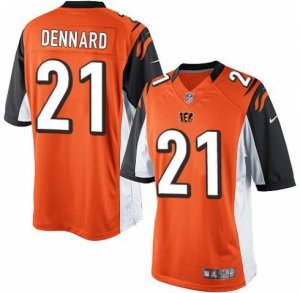 Men\'s Nike Cincinnati Bengals #21 Darqueze Dennard Limited Orange Alternate NFL Jersey