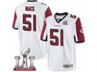 Mens Nike Atlanta Falcons #51 Alex Mack Limited White Super Bowl LI 51 NFL Jersey