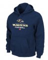Baltimore Ravens Critical Victory Pullover Hoodie D.Blue