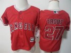 Angels #27 Mike Trout Red Toddler Jersey