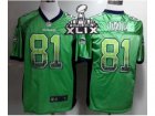 2015 Super Bowl XLIX Nike jerseys seattle seahawks #81 golden tate green[Elite drift fashion]