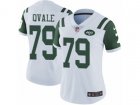 Women Nike New York Jets #79 Brent Qvale Vapor Untouchable Limited White NFL Jersey