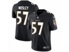 Mens Nike Baltimore Ravens #57 C.J. Mosley Vapor Untouchable Limited Black Alternate NFL Jersey