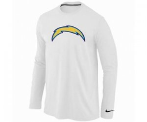 Nike San Diego Charger Logo Long Sleeve T-Shirt WHITE