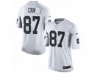 Mens Nike Oakland Raiders #87 Jared Cook Limited White NFL Jersey