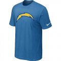 Nike San Diego Chargers Sideline Legend Authentic Logo T-Shirt light Blue