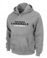 Arizona Cardinals Authentic font Pullover Hoodie Grey