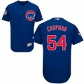 Mens Majestic Chicago Cubs #54 Aroldis Chapman Royal Blue Alternate Flexbase Authentic Collection MLB Jersey