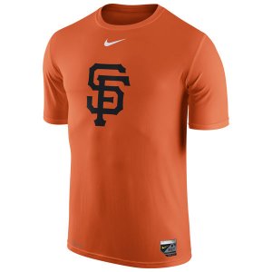 MLB Men\'s San Francisco Giants Nike Authentic Collection Legend T-Shirt - Orange