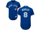 Mens Majestic Toronto Blue Jays #8 Kendrys Morales Royal Blue Flexbase Authentic Collection MLB Jersey