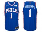 Nike NBA Philadelphia 76ers #1 T.J. McConnell Jersey 2017-18 New Season Blue Jersey