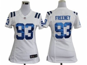 Nike women nfl indianapolis colts #93 freeney white jerseys