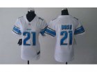 Nike women NFL Detroit Lions #21 Reggie Bush white Jerseys