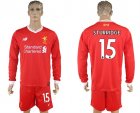 2017-18 Liverpool 15 STURRIDGE Home Long Sleeve Soccer Jersey