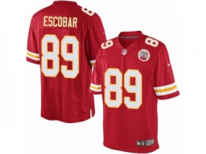 Mens Nike Kansas City Chiefs #89 Gavin Escobar Limited Red Team Color NFL Jersey