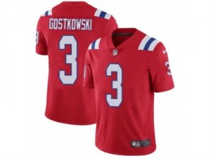 Nike Patriots #3 Stephen Gostkowski Red Alternate Mens Stitched NFL Vapor Untouchable Limited Jersey