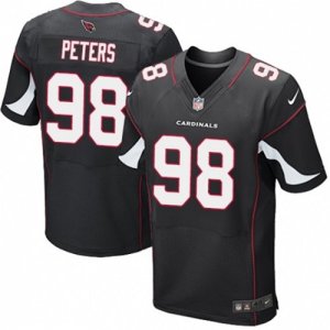 Mens Nike Arizona Cardinals #98 Corey Peters Elite Black Alternate NFL Jersey