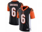 Nike Cincinnati Bengals #6 Jeff Driskel Vapor Untouchable Limited Black Team Color NFL Jersey
