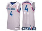 2017 All-Star Eastern Conference Atlanta Hawks #4 Paul Millsap Gray Stitched NBA Jersey