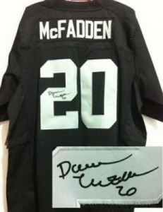 NEW NFL Oakland Raiders 20 Darren McFadden Black Jerseys(Signed Elite)
