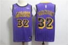 Lakers #32 Magic Johnson Purple 2019 City Edition Nike Swingman Jersey