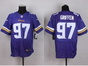 Nike Minnesota Vikings #97 Everson Griffen Purple Team Color Men Stitched Jerseys(Elite)