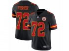Nike Kansas City Chiefs #72 Eric Fisher Limited Black Rush NFL Jersey