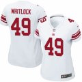 Women's Nike New York Giants #49 Nikita Whitlock Limited White NFL Jersey