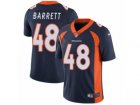 Mens Nike Denver Broncos #48 Shaquil Barrett Vapor Untouchable Limited Navy Blue Alternate NFL Jersey