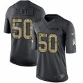 Mens Nike Houston Texans #50 Akeem Dent Limited Black 2016 Salute to Service NFL Jersey