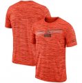 Cleveland Browns Nike Sideline Velocity Performance T-Shirt Heathered Orange