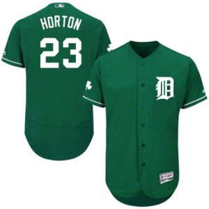 Men\'s Majestic Detroit Tigers #23 Willie Horton Green Celtic Flexbase Authentic Collection MLB Jersey