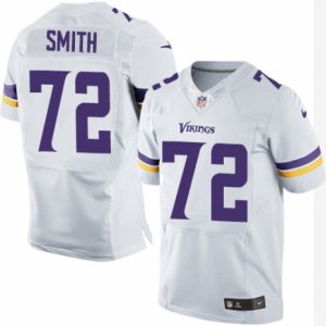 Men\'s Nike Minnesota Vikings #72 Andre Smith Elite White NFL Jersey