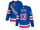 Men Adidas New York Rangers #13 Kevin Hayes Royal Blue Home Authentic Stitched NHL Jersey