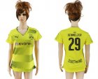2017-18 Dortmund 29 SCHMELZER Home Women Soccer Jersey