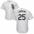 Men's Majestic Chicago White Sox #25 Adam LaRoche Authentic White Home Cool Base MLB Jersey