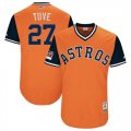 Astros #27 Jose Altuve Tuve Orange 2018 Players Weekend Authentic Team Jersey