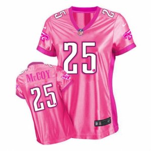 Women Nike Philadelphia Eagles #25 LeSean McCoy Pink NFL Jersey