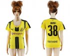 Womens Dortmund #38 Burki Home Soccer Club Jersey