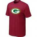 Green Bay Packers Sideline Legend Authentic Logo T-Shirt Red