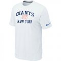 New York Giants Heart & Soul White T-Shirt