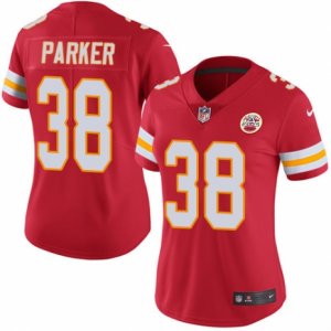 Women\'s Nike Kansas City Chiefs #38 Ron Parker Limited Red Rush NFL Jersey