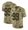 Mens Nike Carolina Panthers #99 Kawann Short Limited Camo 2018 Salute to Service NFL Jersey