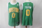 Celtics #0 Jayson Tatum Green 2018-19 Earned Edition Nike Swingman Jersey