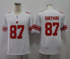 Nike Giants #87 Sterling Shepard White Vapor Untouchable Limited Jersey