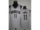 nba New Jersey Nets #11 Brook Lopez white Jerseys