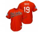 Mens Baltimore Orioles #19 Chris Davis 2017 Spring Training Cool Base Authentic Collection Stitched Baseball Jersey